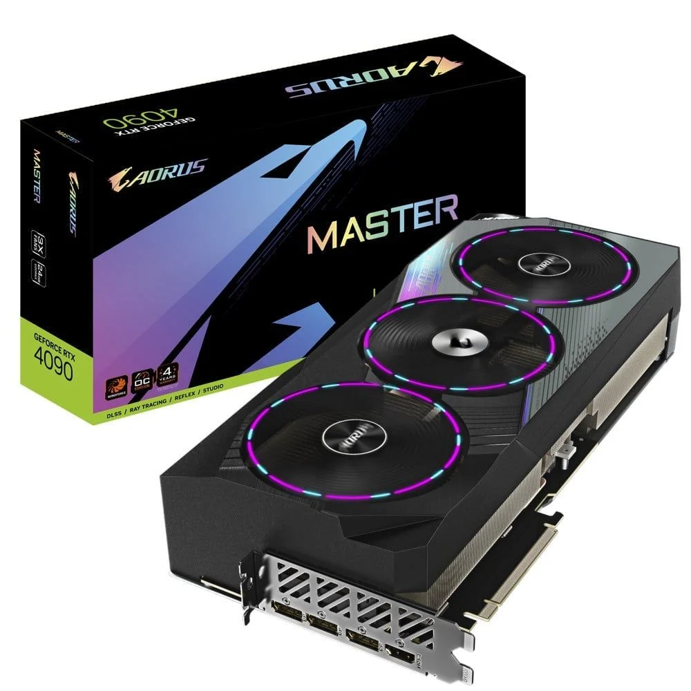 VGA Gigabyte AORUS GeForce RTX 4090 MASTER 24G DDR6X GV-N4090AORUS M-24GD
