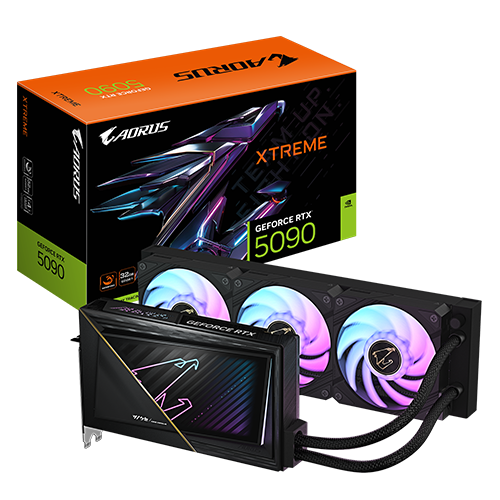 VGA GIGABYTE AORUS GeForce RTX 5090 XTREME WATERFORCE 32GB GDDR7 GV-N5090AORUSX W-32GD