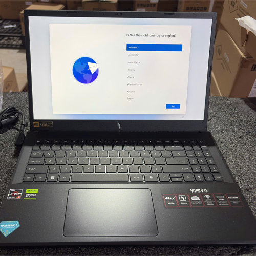 Laptop Acer N23Q22 (ANV15-41-R9M1) (R5-7535HS | 16GB | 512GB SSD | RTX3050/6GB | 15.6" FHD | Win11 | Đen | NH.QPFSV.004)